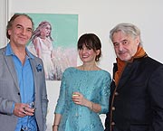 Künstler Petri Niemelä, Dr. Sonja Lechner, Conrado Dornier (©Foto: Mario Hauk)